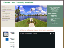Tablet Screenshot of fountainlakesestero.com